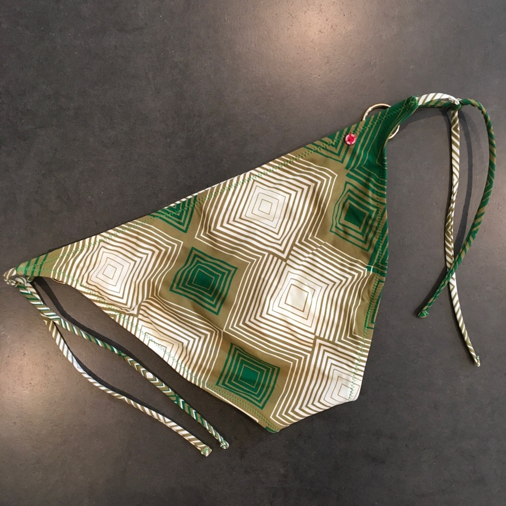 Red Carter String Bikini - Picture 3 of 7